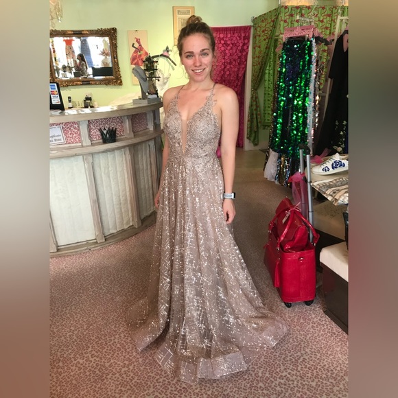 Cinderella Divine: Shimmering Floral Enchantment for Prom and Formal Occasions